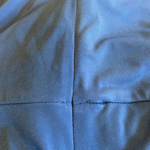 NWT Maggy Boutique ocean blue dress vneck
Side ruching back zippet sleeveless - Picture 9 of 9